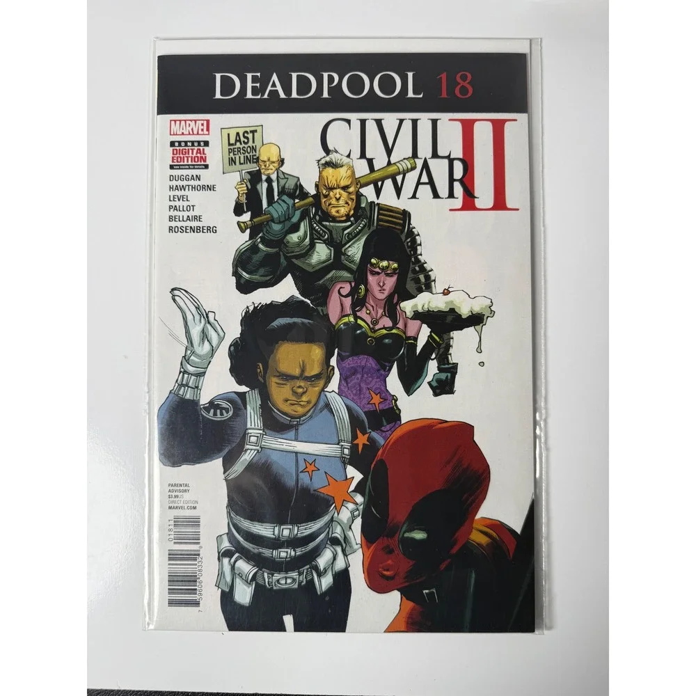 Deadpool 18 Civil War II Marvel Comics 2016‎ Gerry Duggan Brian Level